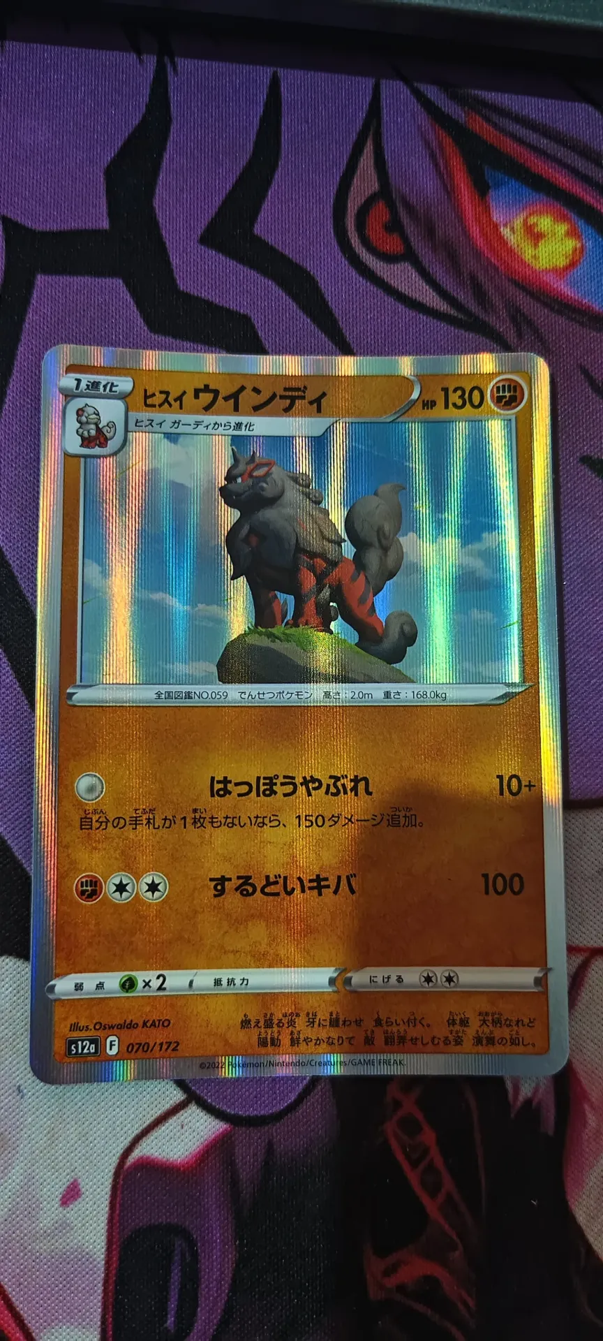 Arcanine holo ( japanese)