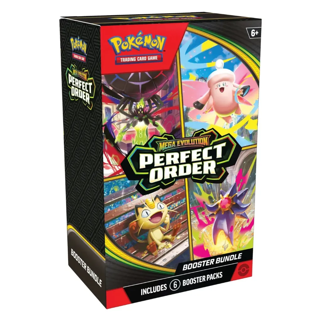 Pokemon TCG: Mega Evolution—Perfect Order Booster Bundle - Assorted